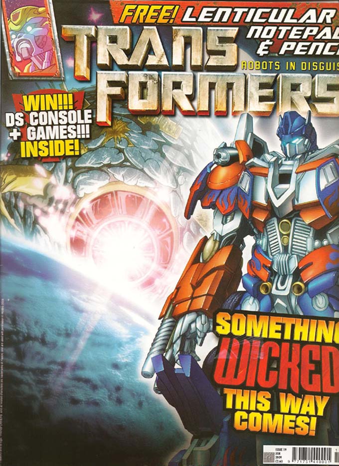 Transformers Comic #19; art by Gary Erskine and Jason Cardy