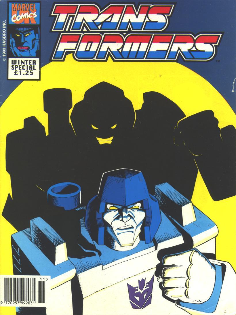 Winter Special - Megatron's shadow is as mean as he is! (Marvel Comics UK, 1993)