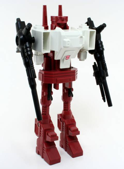 The Transformers Metroplex's ion-pulse rifles (Six-Gun's arms)