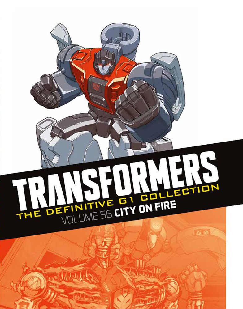 The Definitive G1 Collection: Volume 56: City on Fire – cover art by Don Figueroa (Sludge) and Andrew Griffith (retro)