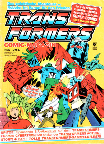 Transformers Comic-Magazin #5 (Condor Verlag, 1989)
