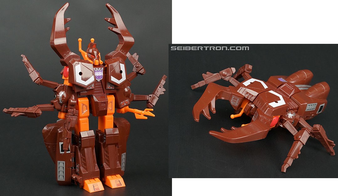 The Transformers Chop Shop with lasers in insect mode