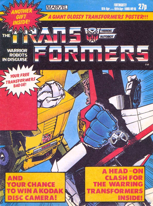 Issue #15 - Either Starscream has shrunk, or Brawn has grown.