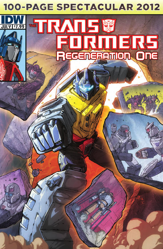 Regeneration One 100-Page Spectacular cover A (IDW Publishing, 2012)