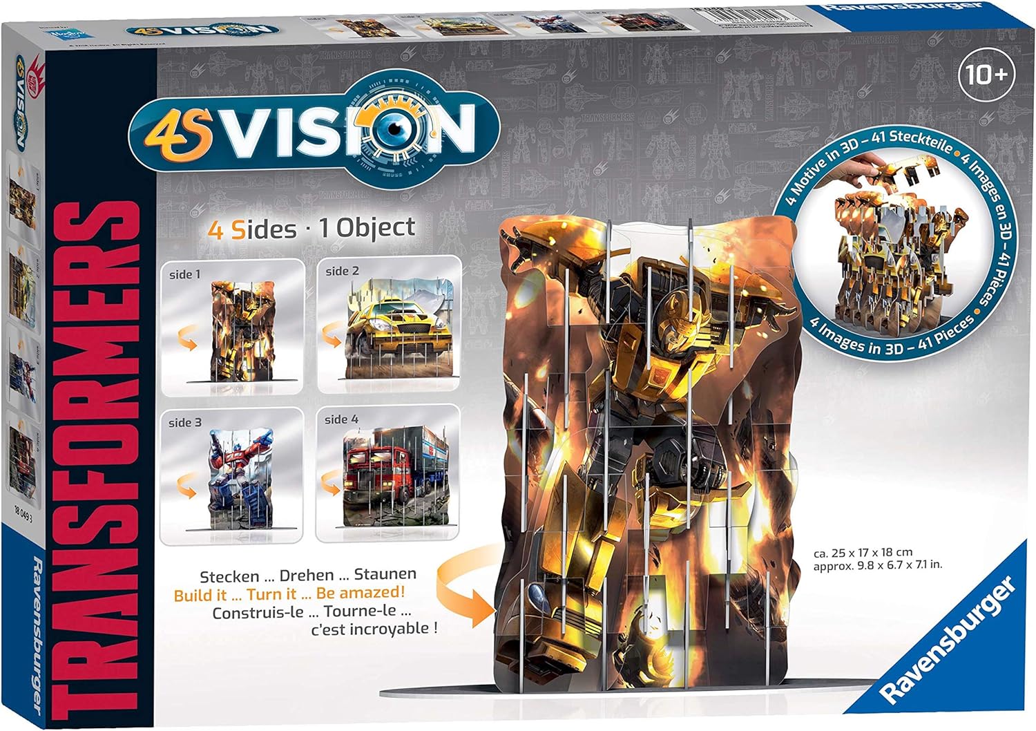 4S Vision Transformers 3D Puzzle 21 pieces