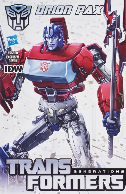 Hasbro exclusive comic available with Orion Pax toy.