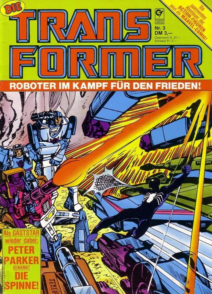 Die Transformer #3 (Condor Verlag, 1986; reprints second half)
