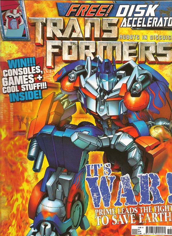 Transformers Comic #18; art by John Watson