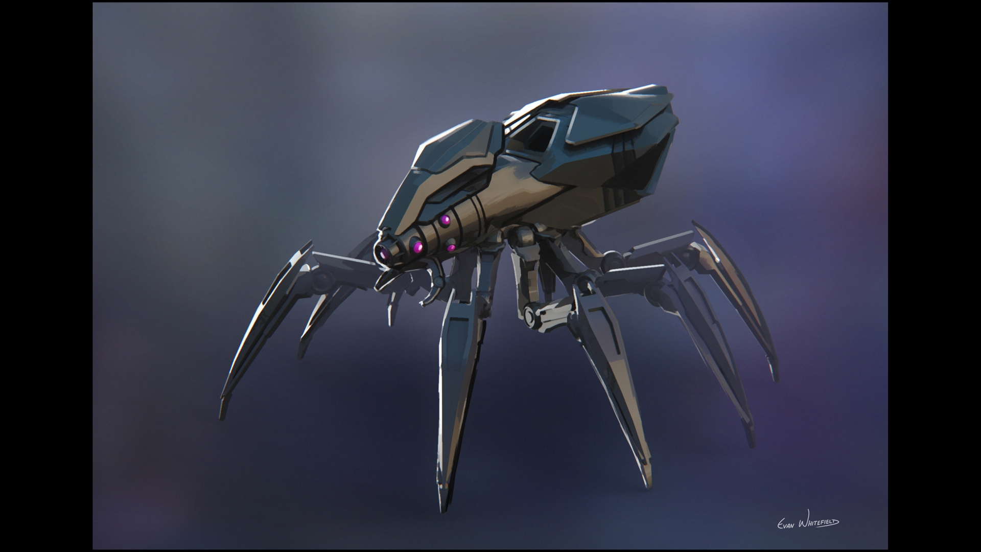 A giant spider requires a giant newspaper.