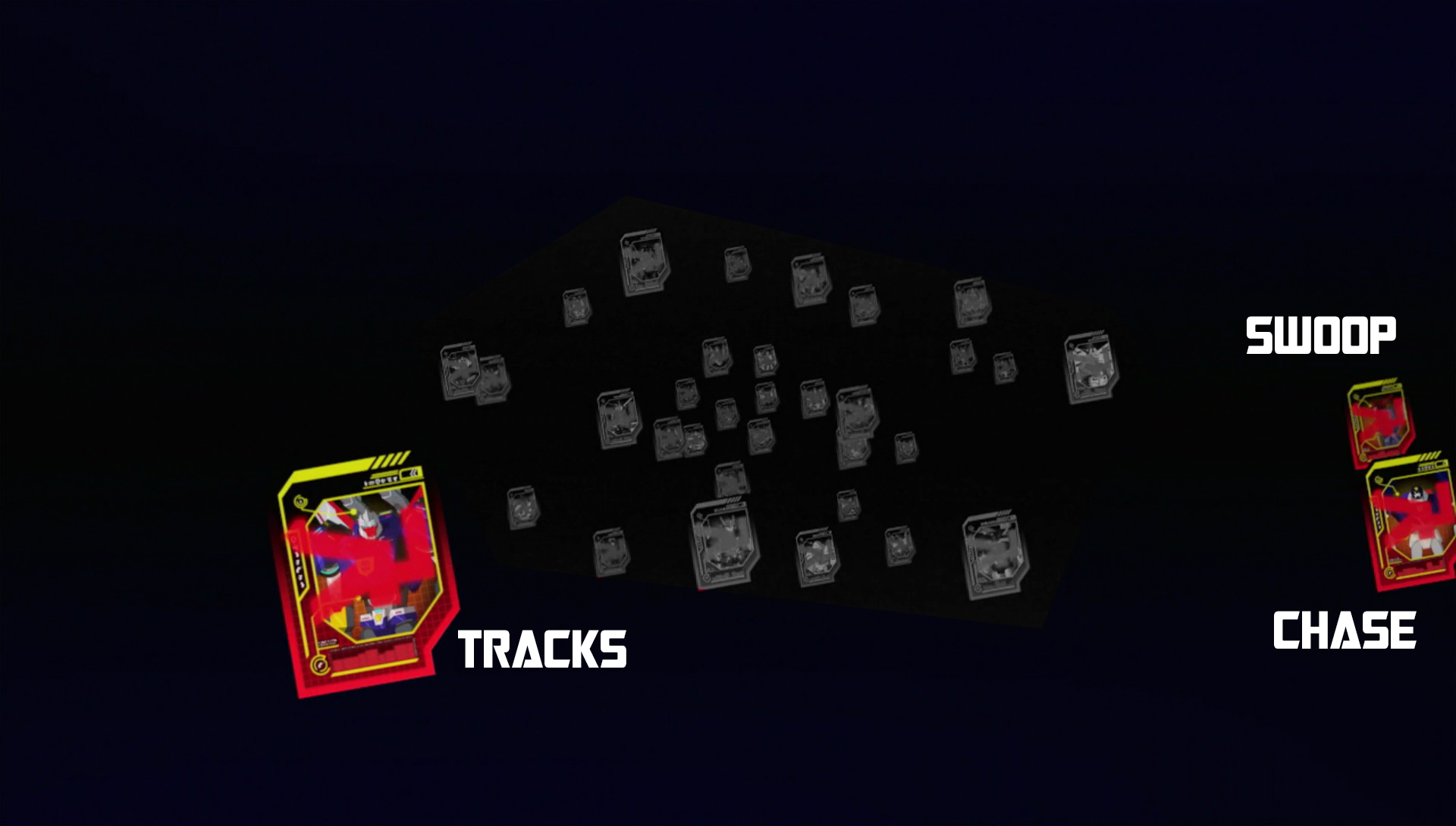 Tracks, Swoop, and Chase