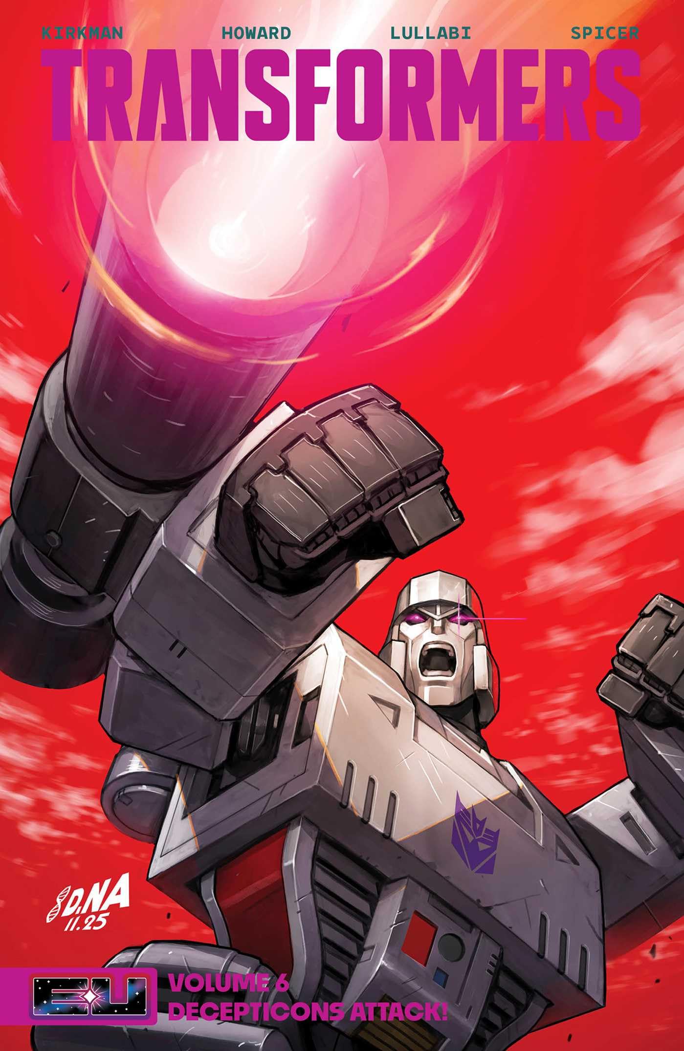 Volume 6: Decepticons Attack! – cover art by David Nakayama