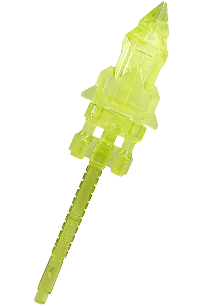 Lightning Yellow Energy Spear Toys"R"Us Japan, Mar 18 2004, gift w/ Rodimus Convoy, run of 4000 pieces