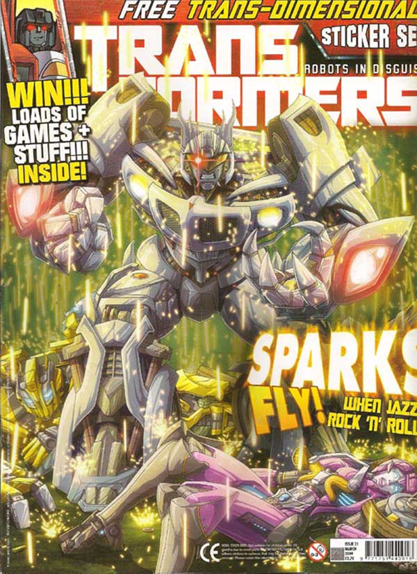 Transformers Comic #21; art by Jason Cardy