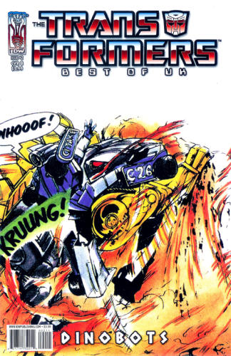 The Transformers: Best of UK: Dinobots #2 cover B; reprints Parts 1-2 (IDW Publishing, 2007)
