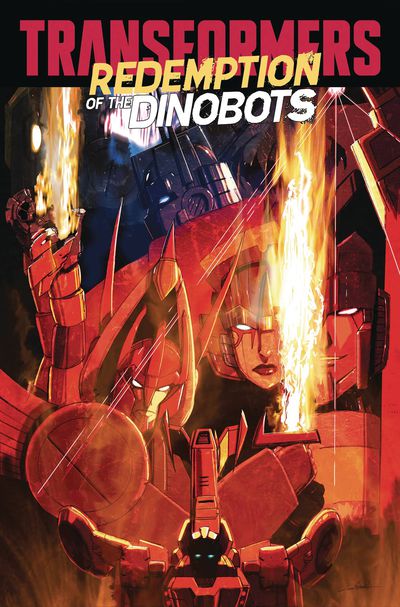 Redemption of the Dinobots – cover art by Livio Ramondelli