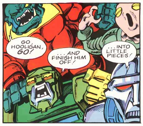 The front two could be Decepticons or mechanoid aliens.