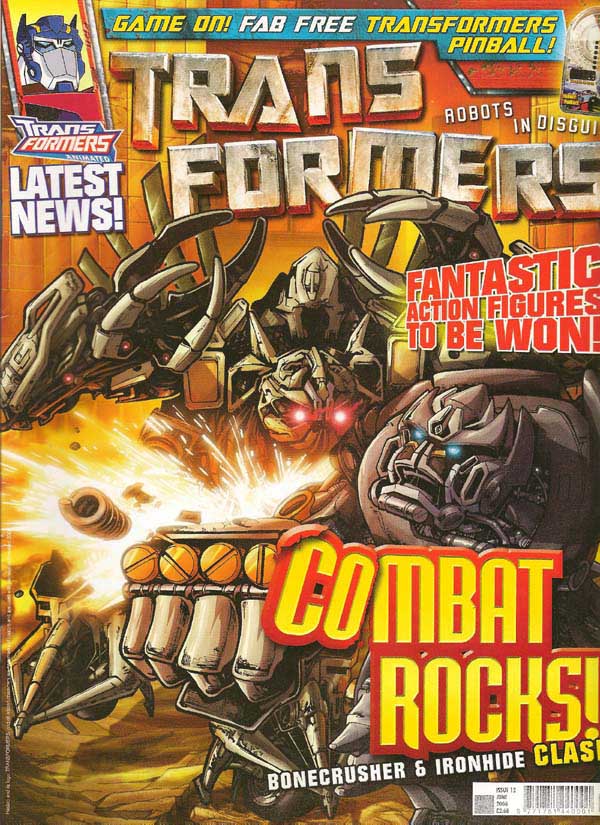 Transformers Comic #12; cover art by Barry Spiers and Jason Cardy