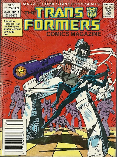 The Transformers Comics Magazine #2 (Marvel US, 1986)