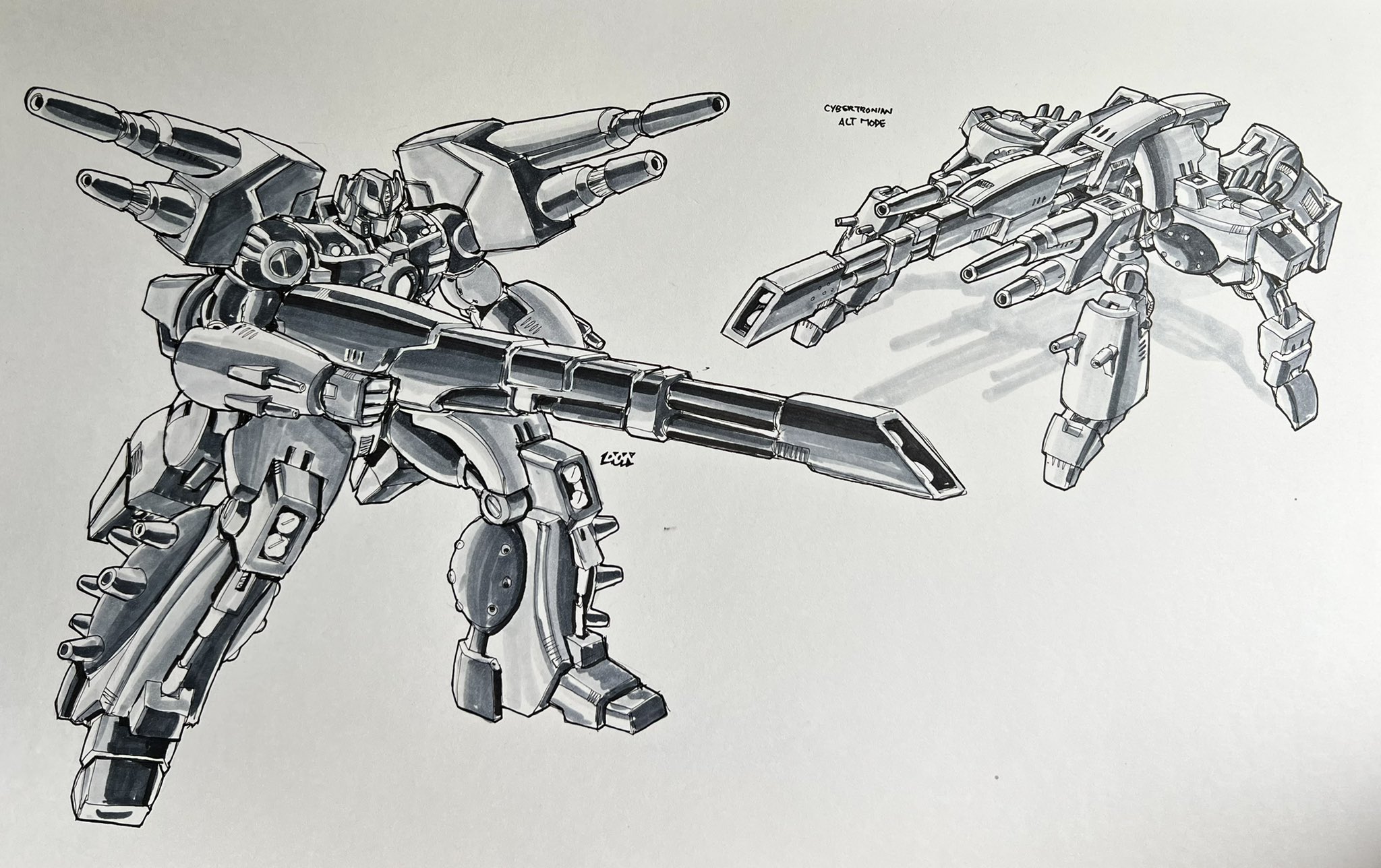 IDW Cybertronian form concept art