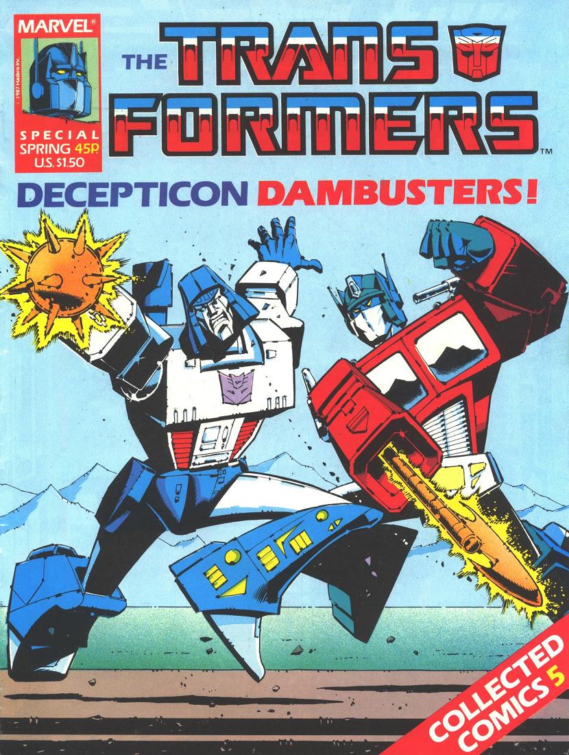 Collected Comics #5; cover by Geoff Senior (Marvel UK, 1987)