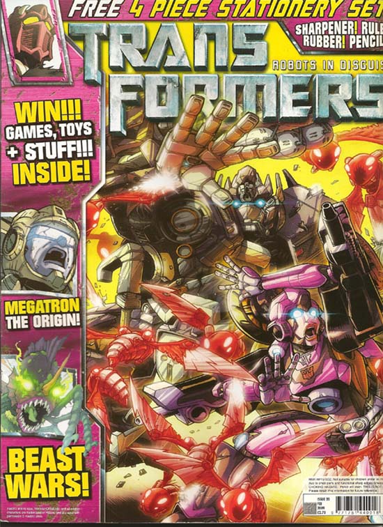 Transformers Comic #20; art by Nick Roche and Jason Cardy