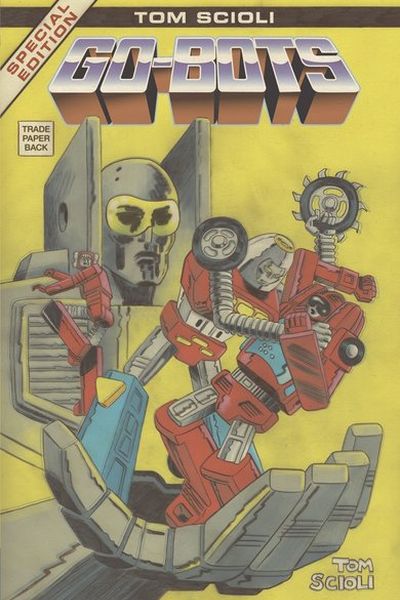 Go-Bots TPB cover by Tom Scioli