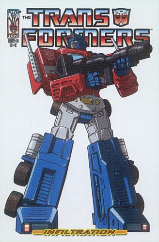 Infiltration #6 cover RI-C - Yet another Optimus Prime cover.