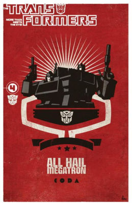 All Hail Megatron Volume 4 – cover art by Trevor Hutchison
