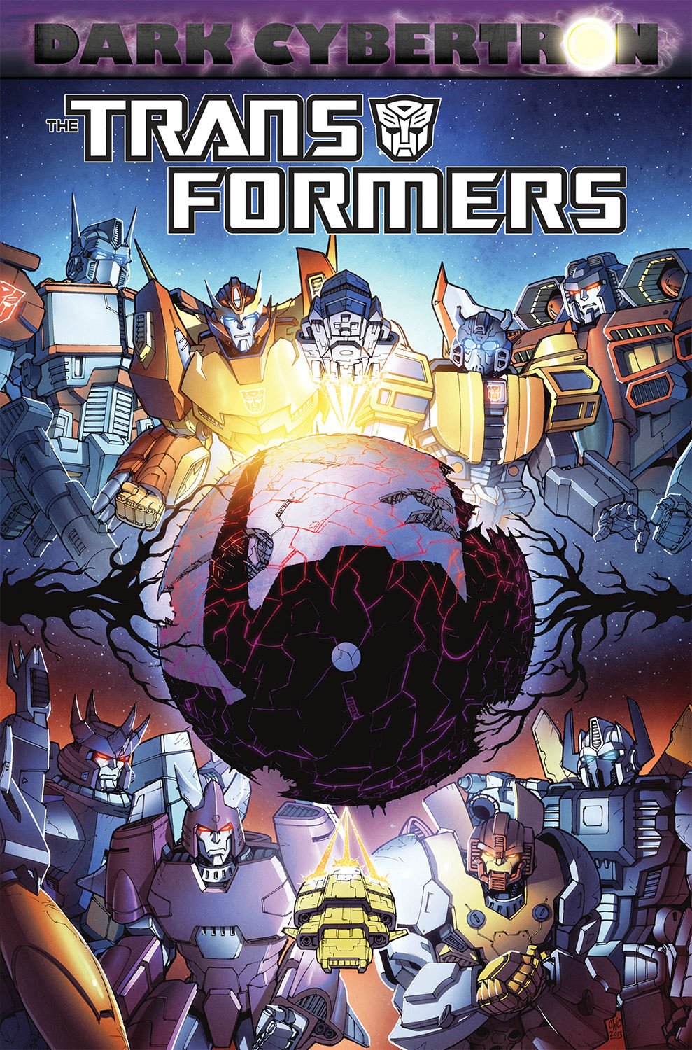 Dark Cybertron – cover art by Casey Coller and Joana Lafuente