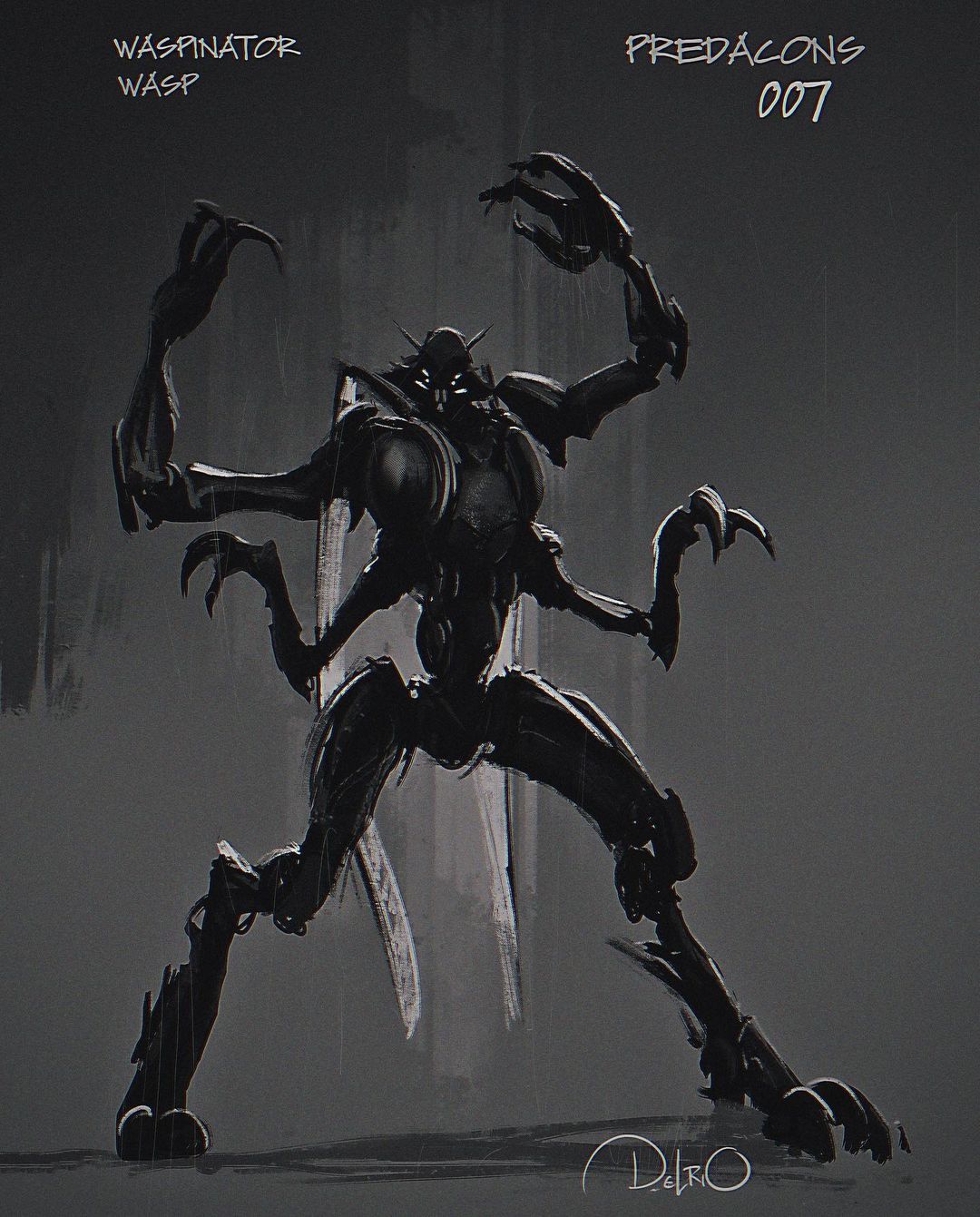 colorless Rise of the Beasts early sketch concept