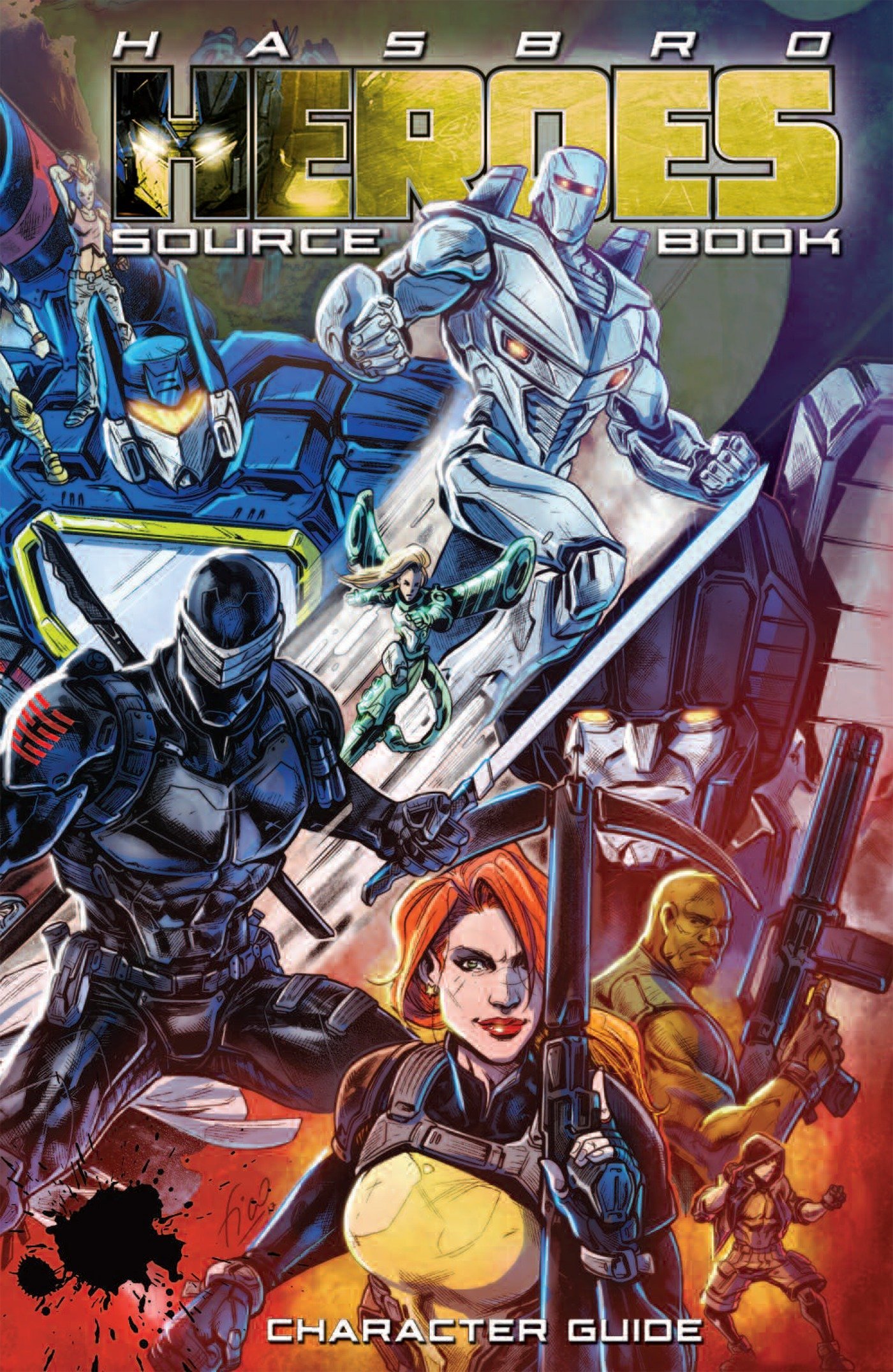Hasbro Heroes Sourcebook – cover art by Fico Ossio and John-Paul Bove