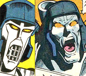Don Perlin gave Marvel Comics continuity Megatron teeth when he felt like it. I, Robot-Master! Gone but Not Forgotten!