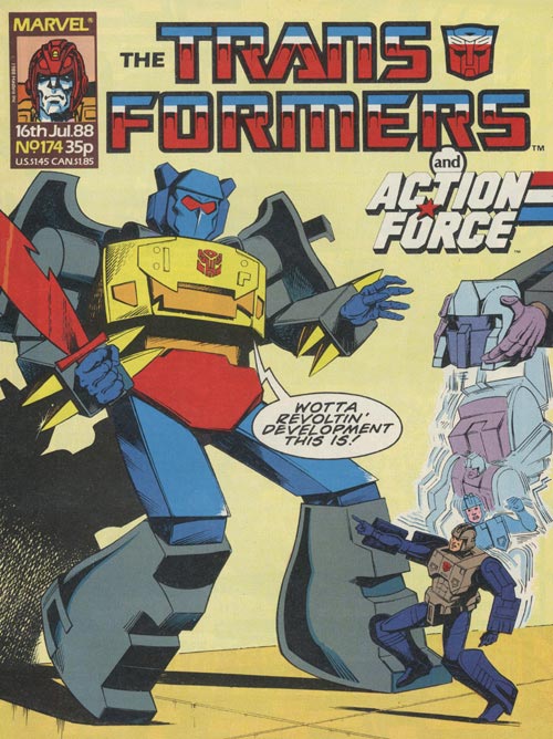 UK issue #174 – Use the FLAT of your blade, Grimlock!