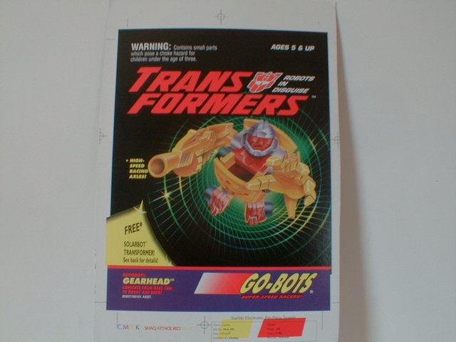 Solarbot promo on Gearhead card.