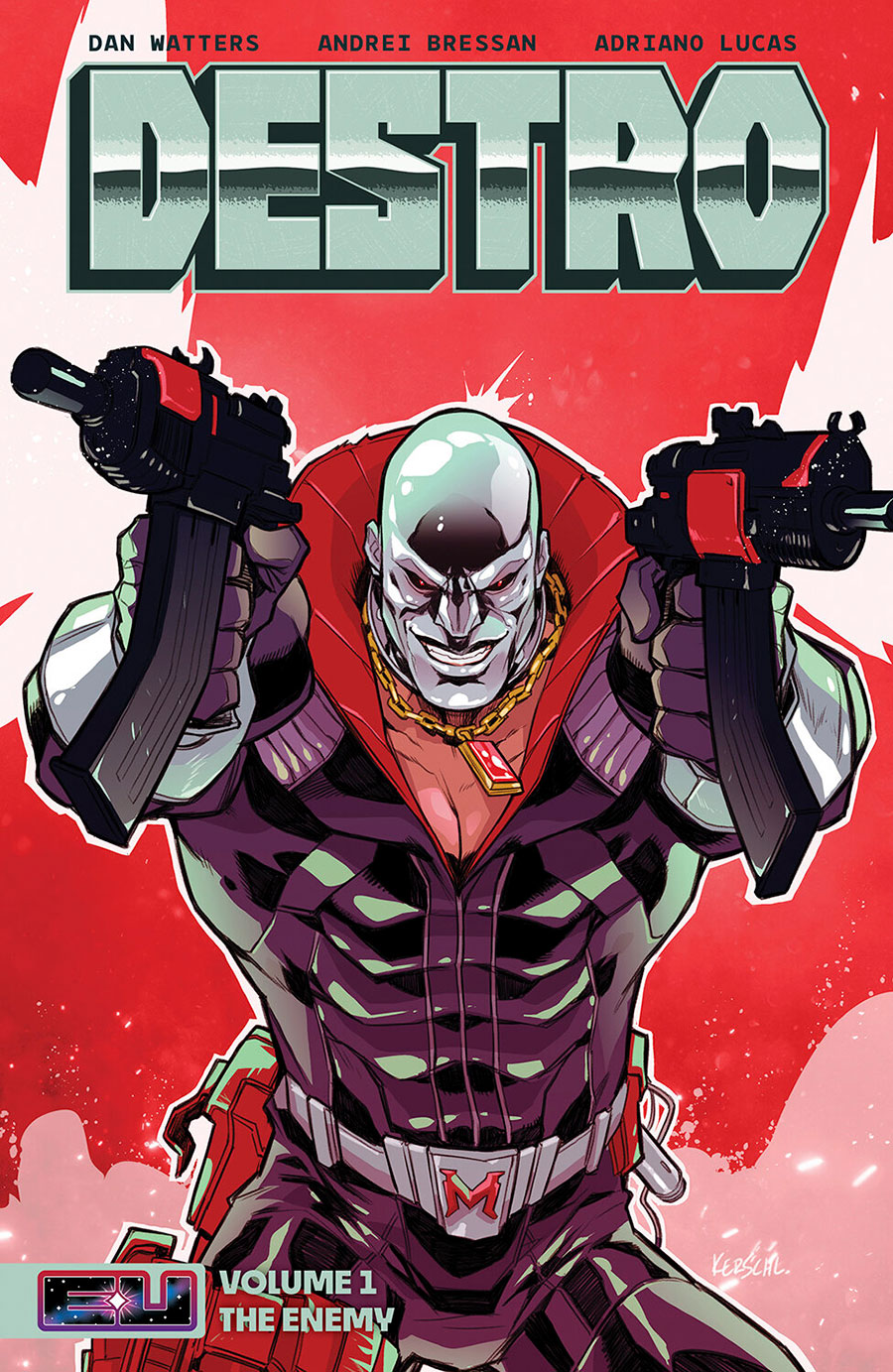 Volume 1: The Enemy Direct Market Exclusive – cover art by Karl Kerschl