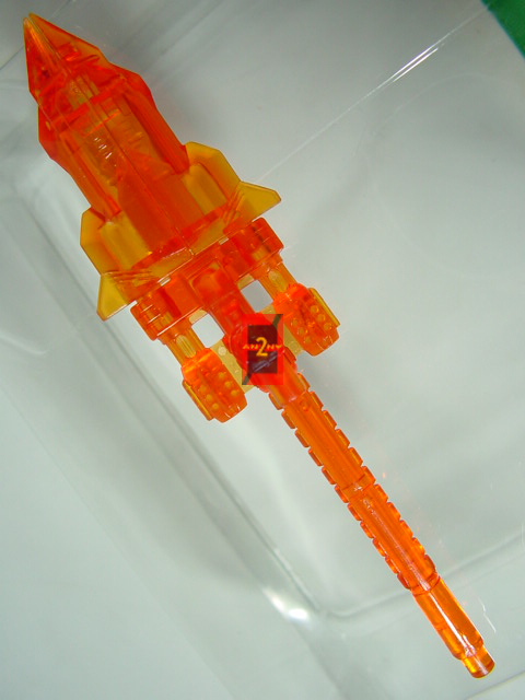Corona Flame Energy Spear JUSCO, Dec 26 2003, gift w/ Grand Convoy Super Mode, Roadbuster, or MegaZarak
