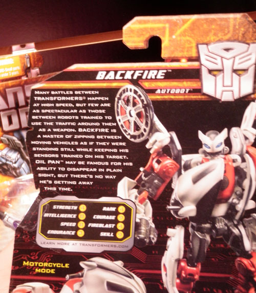 Backfire's cardback