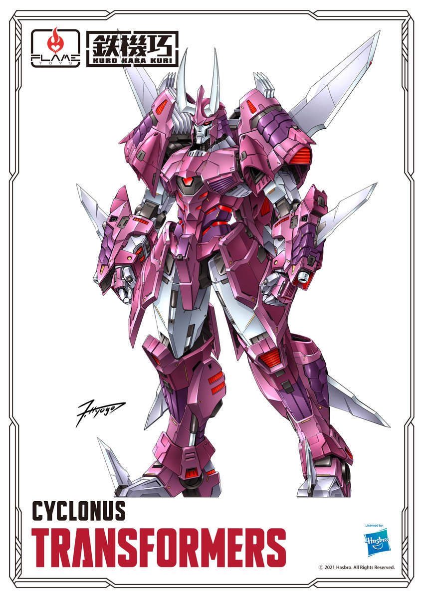 Flame Toys Kuro Kara Kuri concept art