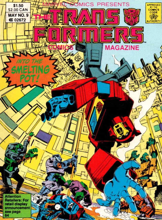 The Transformers Comics Magazine #9 (Marvel US, 1988)