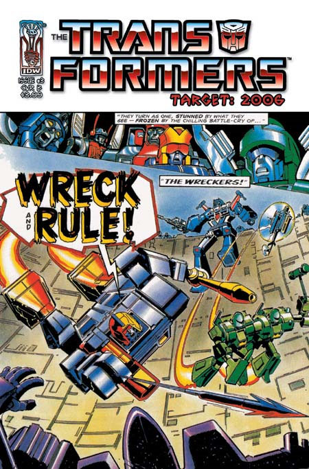 The Transformers: Target: 2006 #3 Cover B (IDW Publishing, 2007; reprints Parts 4–5)
