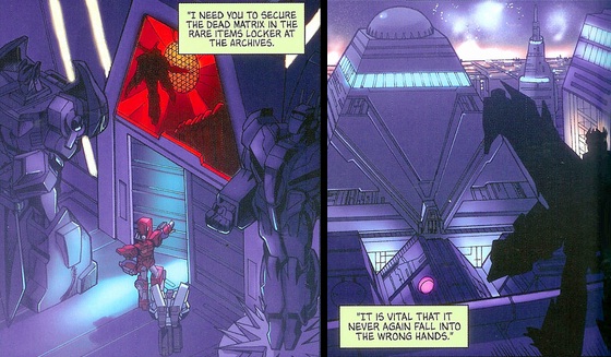 2006 Cybertron magazine comic cameo