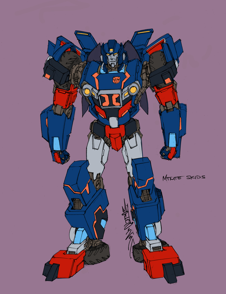 IDW concept art of robot mode