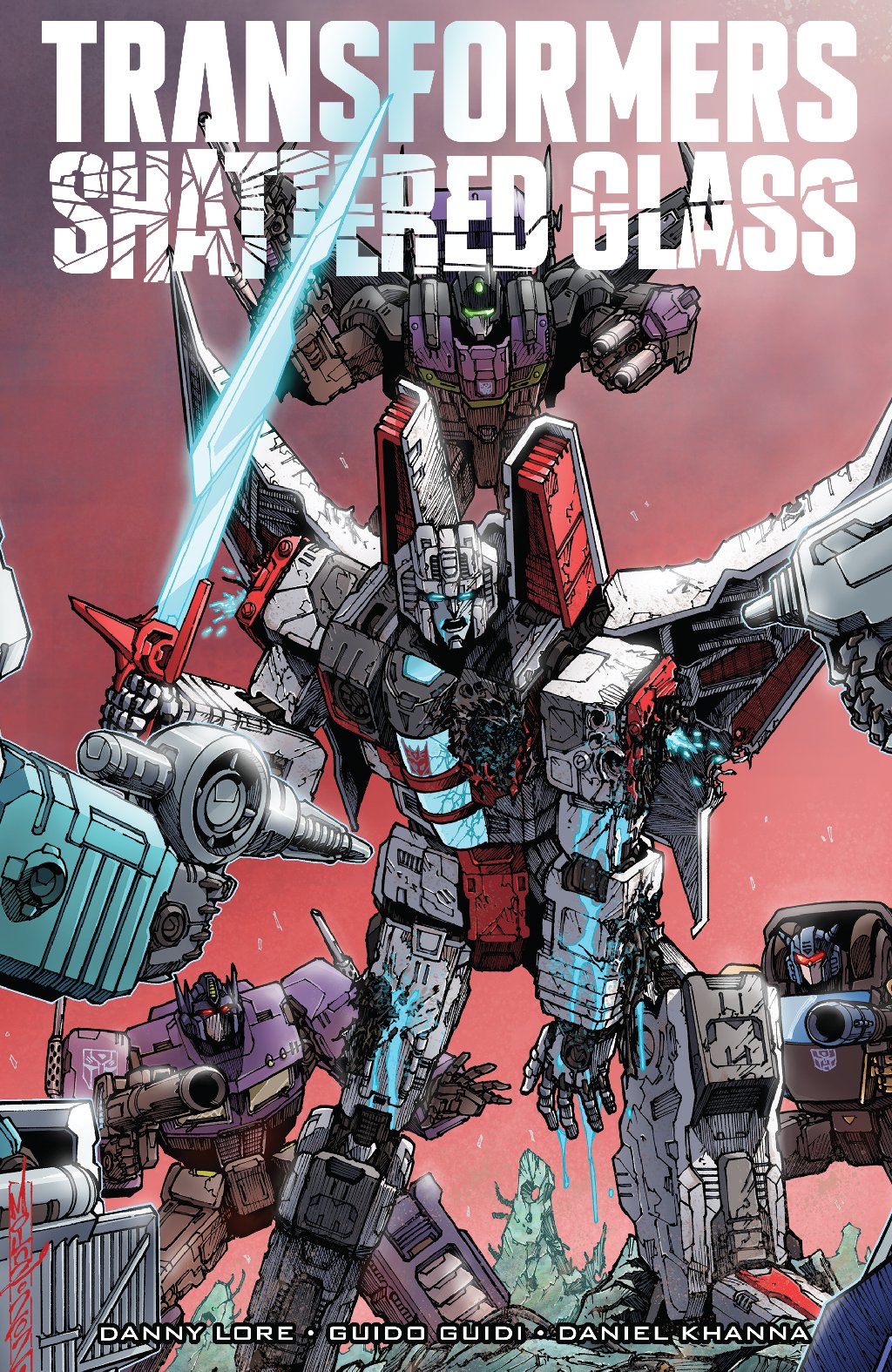 Shattered Glass – cover art by Alex Milne