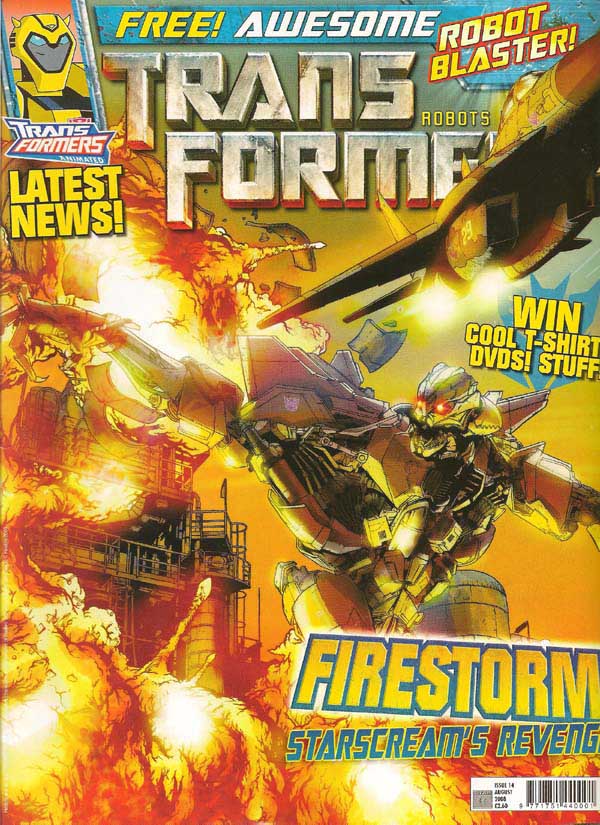 Transformers Comic #14; art by Jon Davis-Hunt and Kris Carter