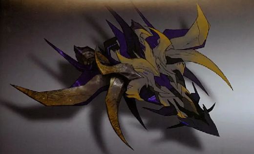 Unicron-possessed Megatron jet mode