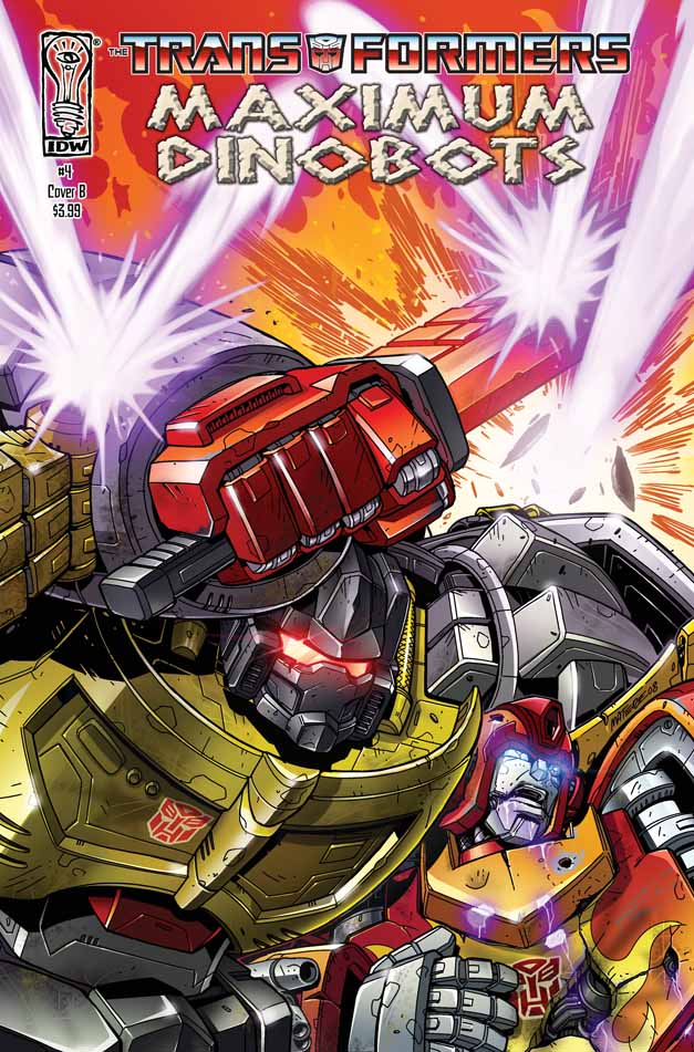 Cover B - Him not heavy, but him not me Grimlock's brother.
