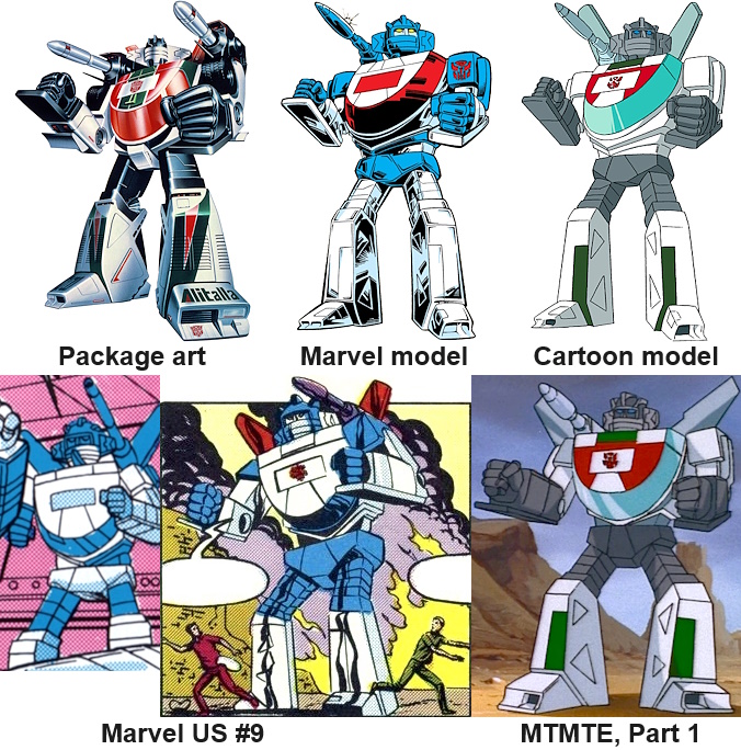 Wheeljack has the same "package art > character model > fiction" history as Ravage.