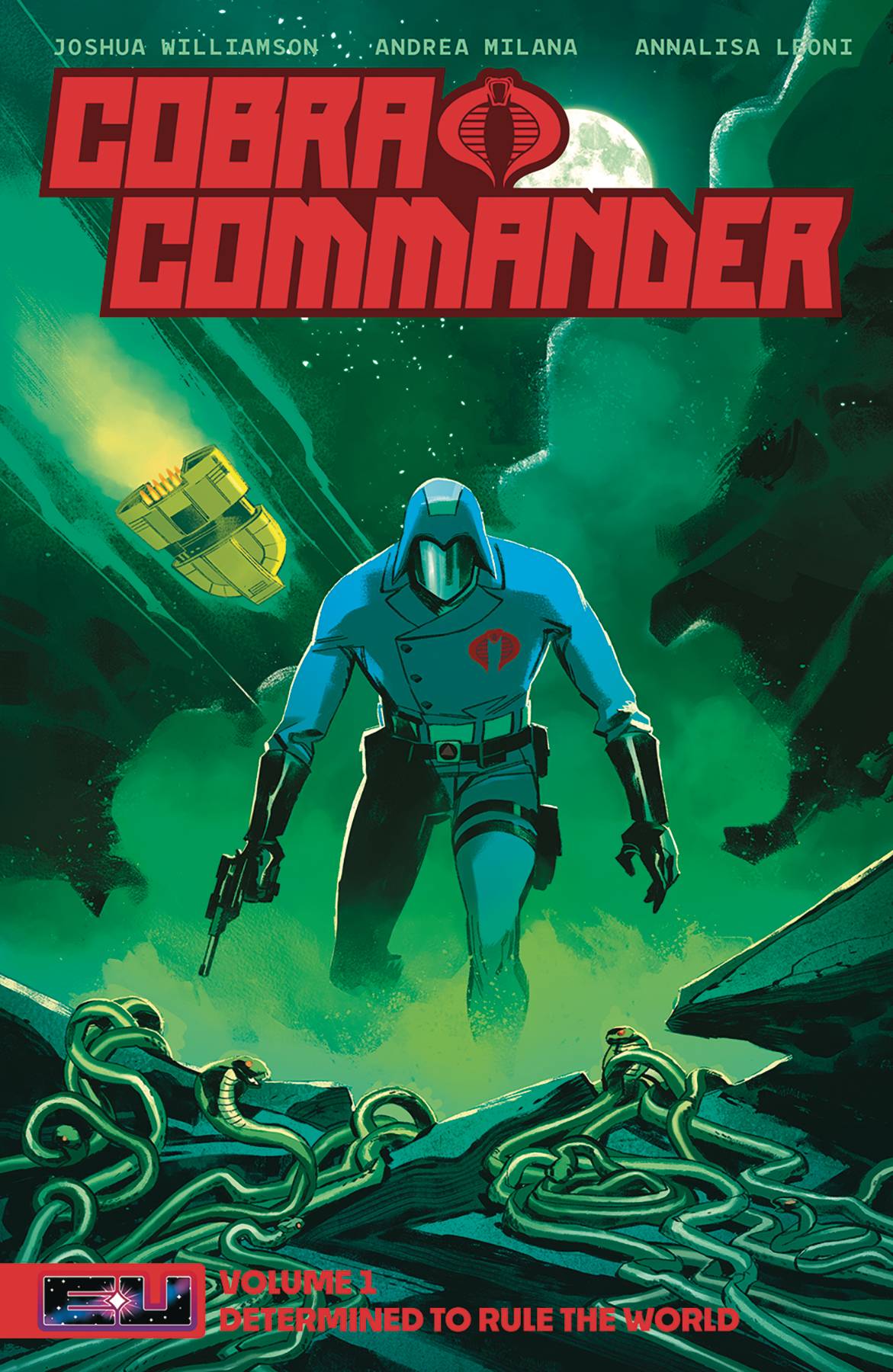 Volume 1: Determined to Rule the World – cover art by Andrea Milana