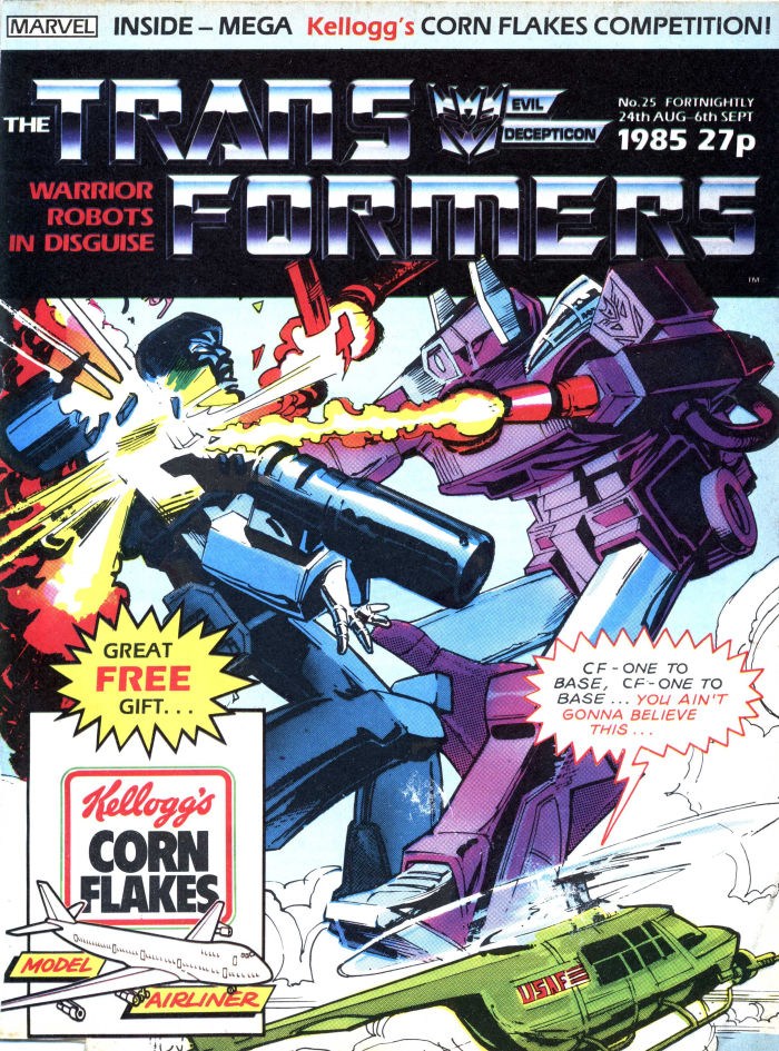 UK Issue #25 - Cornflakes. Cornflakes cornflakes cornflakes, cornflakes. Cornflakes! Cornflakes cornflakes cornflakes... cornflakes.