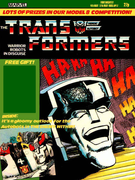 Issue #17 - Is it just me, or is Megatron going bald?